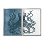 Cargar imagen en el visor de la galería, Set Cuadros Decorativos Marino 029 Pulpo Cuádruple