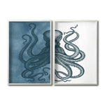 Cargar imagen en el visor de la galería, Set Cuadros Decorativos Marino 029 Pulpo Cuádruple