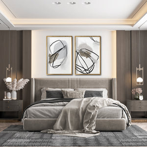 Cuadros Canvas Decorativos Elegantes, Minimalistas y Modernos para Recámara. Galería 314