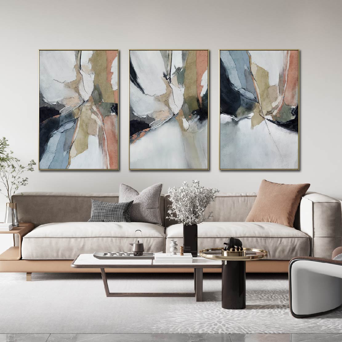 Cuadros Canvas Decorativos Elegantes, Minimalistas, Modernos para Sala ...