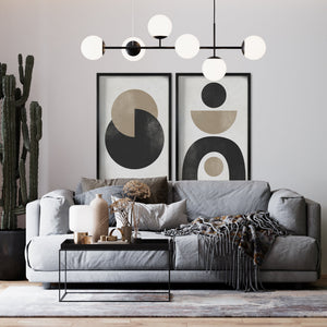 Cuadros Canvas Decorativos Elegantes, Minimalistas, Modernos para Sala estilo Boho en México. Galería 314.