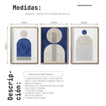 Cargar imagen en el visor de la galería, Set Cuadros Decorativos Abstract Colors 001 -Para Comedor
