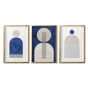 Set Cuadros Decorativos Abstract Colors 001 -Para Comedor