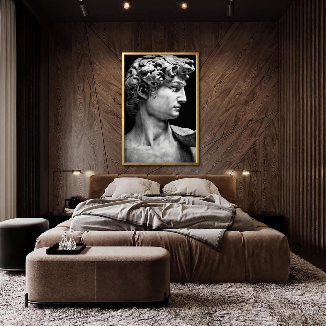 Cuadro Decorativo Esculturas 001 - El David para Recámara