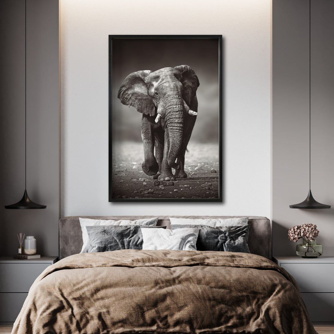 Cuadro Decorativo Fauna 001 - Elefante