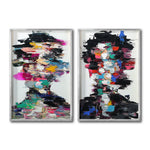 Cargar imagen en el visor de la galería, Set 2 Cuadros Decorativos Abstract Portrait 001 - Rostros Abstractos
