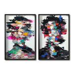 Cargar imagen en el visor de la galería, Set 2 Cuadros Decorativos Abstract Portrait 001 - Rostros Abstractos
