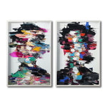 Cargar imagen en el visor de la galería, Set 2 Cuadros Decorativos Abstract Portrait 001 - Rostros Abstractos
