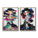 Cargar imagen en el visor de la galería, Set 2 Cuadros Decorativos Abstract Portrait 001 - Rostros Abstractos
