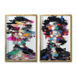 Cargar imagen en el visor de la galería, Set 2 Cuadros Decorativos Abstract Portrait 001 - Rostros Abstractos
