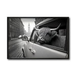 Cargar imagen en el visor de la galería, Cuadro Decorativo Animals Car Window 001
