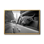 Cargar imagen en el visor de la galería, Cuadro Decorativo Animals Car Window 001
