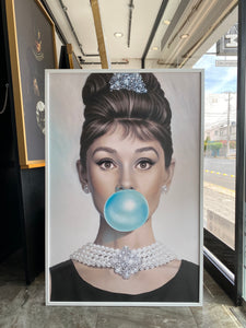 Cuadro Decorativo Bubble Gum 002 Audrey Hepburn