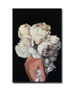 Cargar imagen en el visor de la galería, Cuadro Decorativo Mujer Floral y Alas 001 Para Sala
