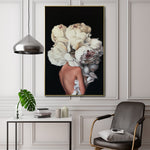 Cargar imagen en el visor de la galería, Cuadro Decorativo Mujer Floral y Alas 001 - Para Estudio
