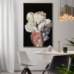Cargar imagen en el visor de la galería, Cuadro Decorativo Mujer Floral y Alas 001 Para Comedor
