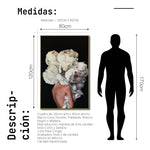 Cargar imagen en el visor de la galería, Cuadro Decorativo Mujer Floral y Alas 001 Para Sala
