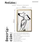 Cargar imagen en el visor de la galería, Cuadro Decorativo Abstracto Negro Arena 001 -  Para Credenza
