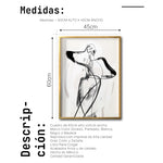 Cargar imagen en el visor de la galería, Cuadro Decorativo Abstracto Negro Arena 001 -  Para Credenza
