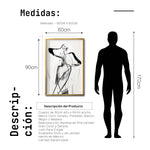 Cargar imagen en el visor de la galería, Cuadro Decorativo Abstracto Negro Arena 001 -  Para Credenza
