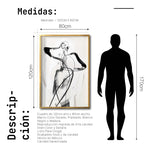 Cargar imagen en el visor de la galería, Cuadro Decorativo Abstracto Negro Arena 001 -  Para Credenza
