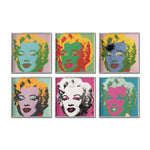 Cargar imagen en el visor de la galería, Set Cuadros Decorativos Warhol 001 Pop Art Marilyn Monroe
