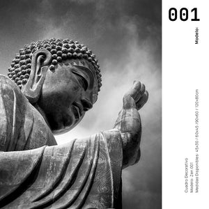 Cuadro decorativo - Zen 001 - Buda en Meditación, despertar de consciencia Espiritualidad.