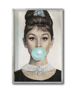 Cargar imagen en el visor de la galería, Cuadro Decorativo Bubble Gum 002 Audrey Hepburn
