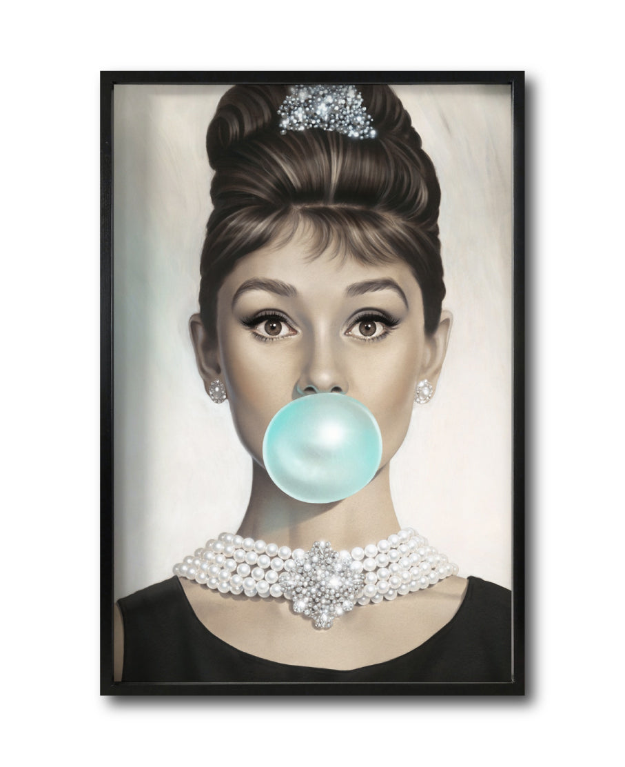 Cuadro Decorativo Bubble Gum 002 Audrey Hepburn