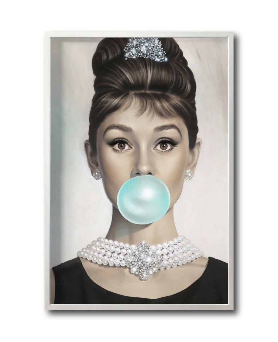 Audrey Hepburn. Compra de cuadros decorativos Personalidades para tu sala en Ciudad de México. Galería 314.