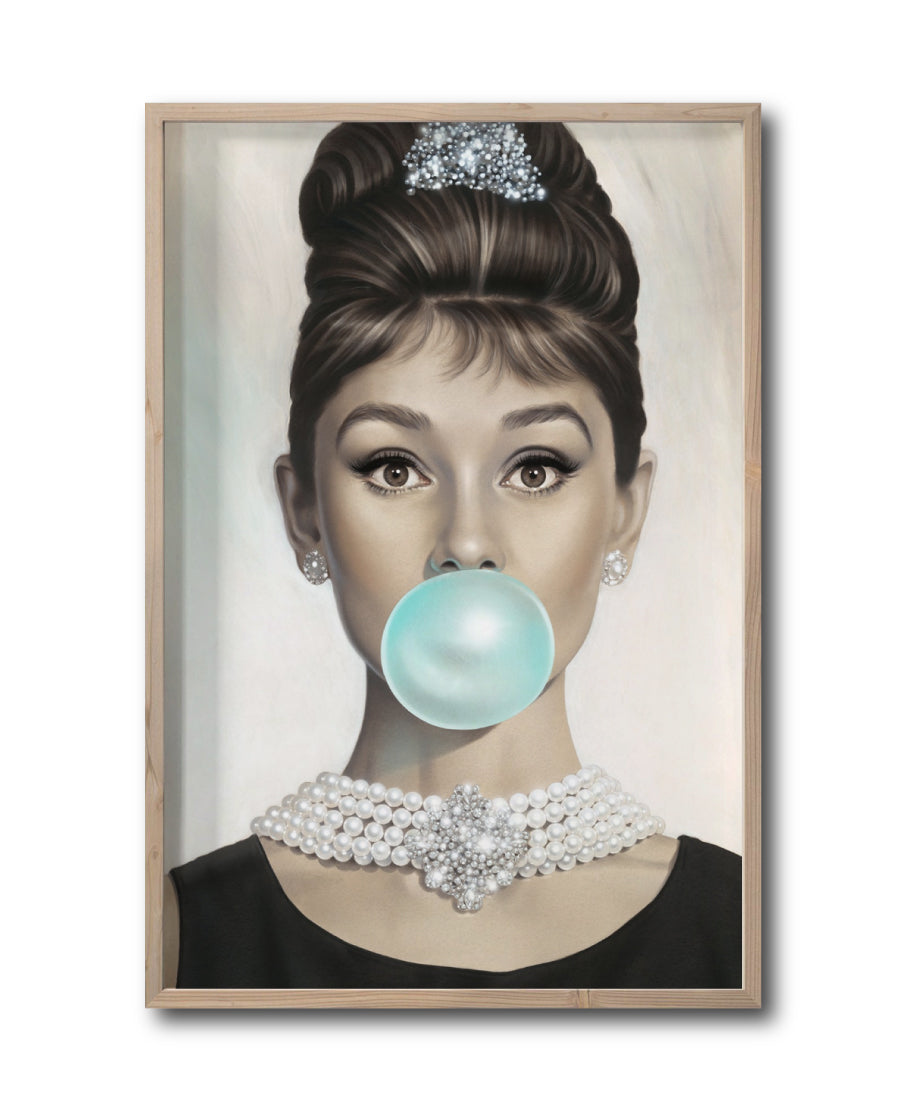 Cuadro Decorativo Bubble Gum 002 Audrey Hepburn