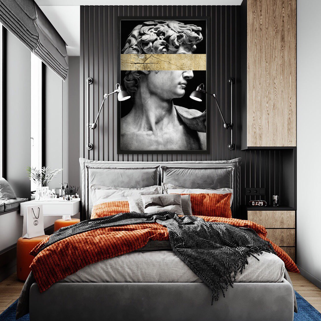 Cuadro Decorativo Esculturas 002 El David