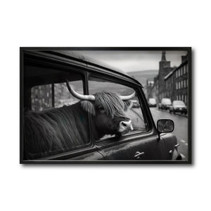 Cuadro Decorativo Animals Car Window 002