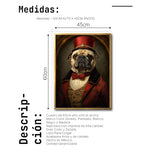 Cargar imagen en el visor de la galería, Cuadro Decorativo Perros Epoca 002 - Pug Aristócrata
