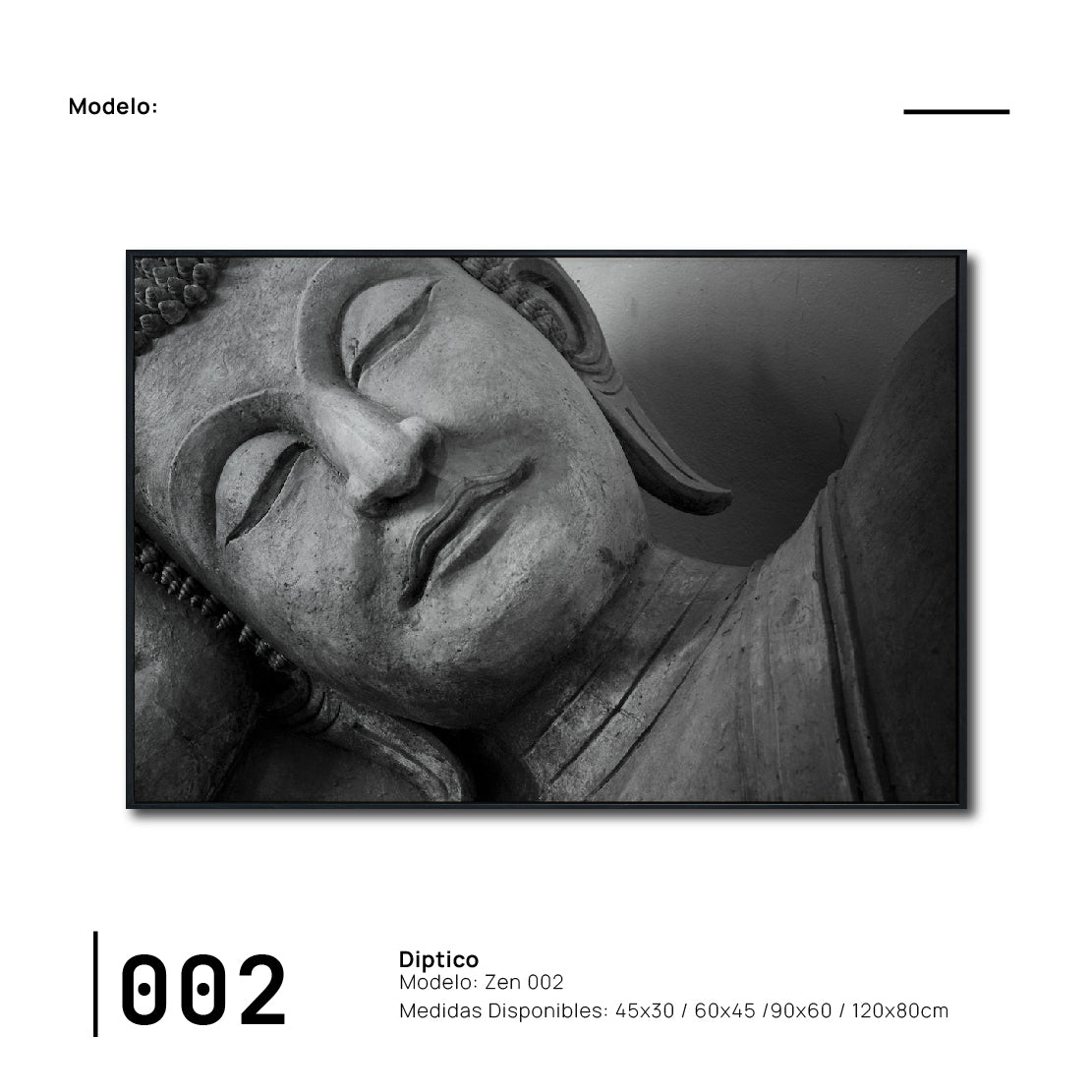 Cuadro Decorativo - Zen 002 - Buda en Meditación