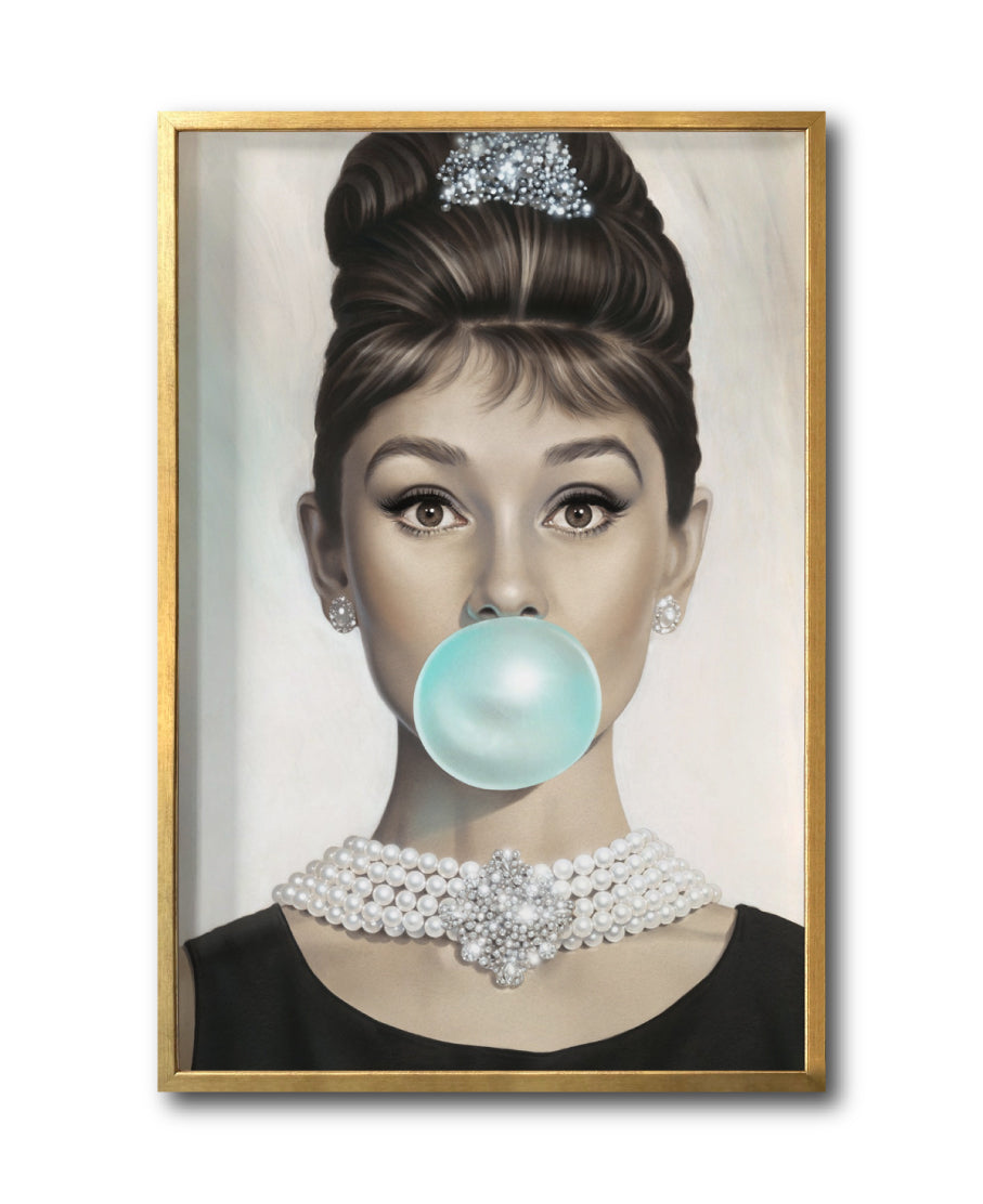 Cuadro Decorativo Bubble Gum 002 Audrey Hepburn