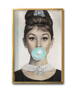 Cargar imagen en el visor de la galería, Cuadro Decorativo Bubble Gum 002 Audrey Hepburn
