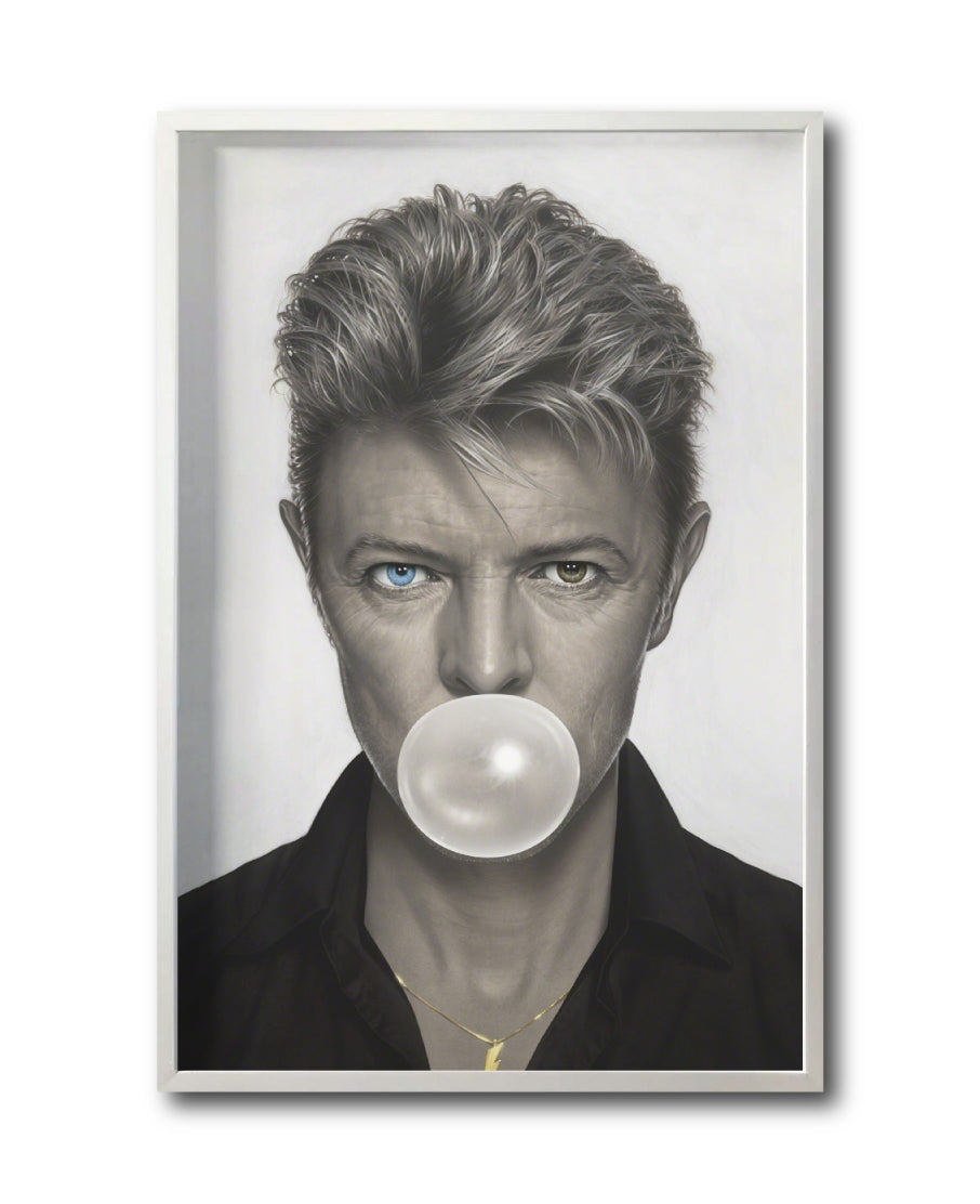 David Bowie. Cuadros Canvas de Famosos para sala en CDMX. Galería 314.