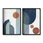 Cargar imagen en el visor de la galería, Set Cuadros Decorativos Abstract Colors 003 -Para Comedor
