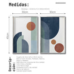 Cargar imagen en el visor de la galería, Set Cuadros Decorativos Abstract Colors 003 -Para Comedor
