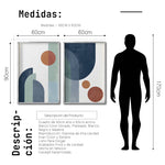 Cargar imagen en el visor de la galería, Set Cuadros Decorativos Abstract Colors 003 -Para Comedor
