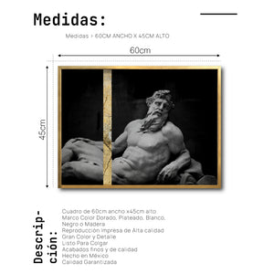 Cuadro Decorativo Esculturas 003 - Para Credenza