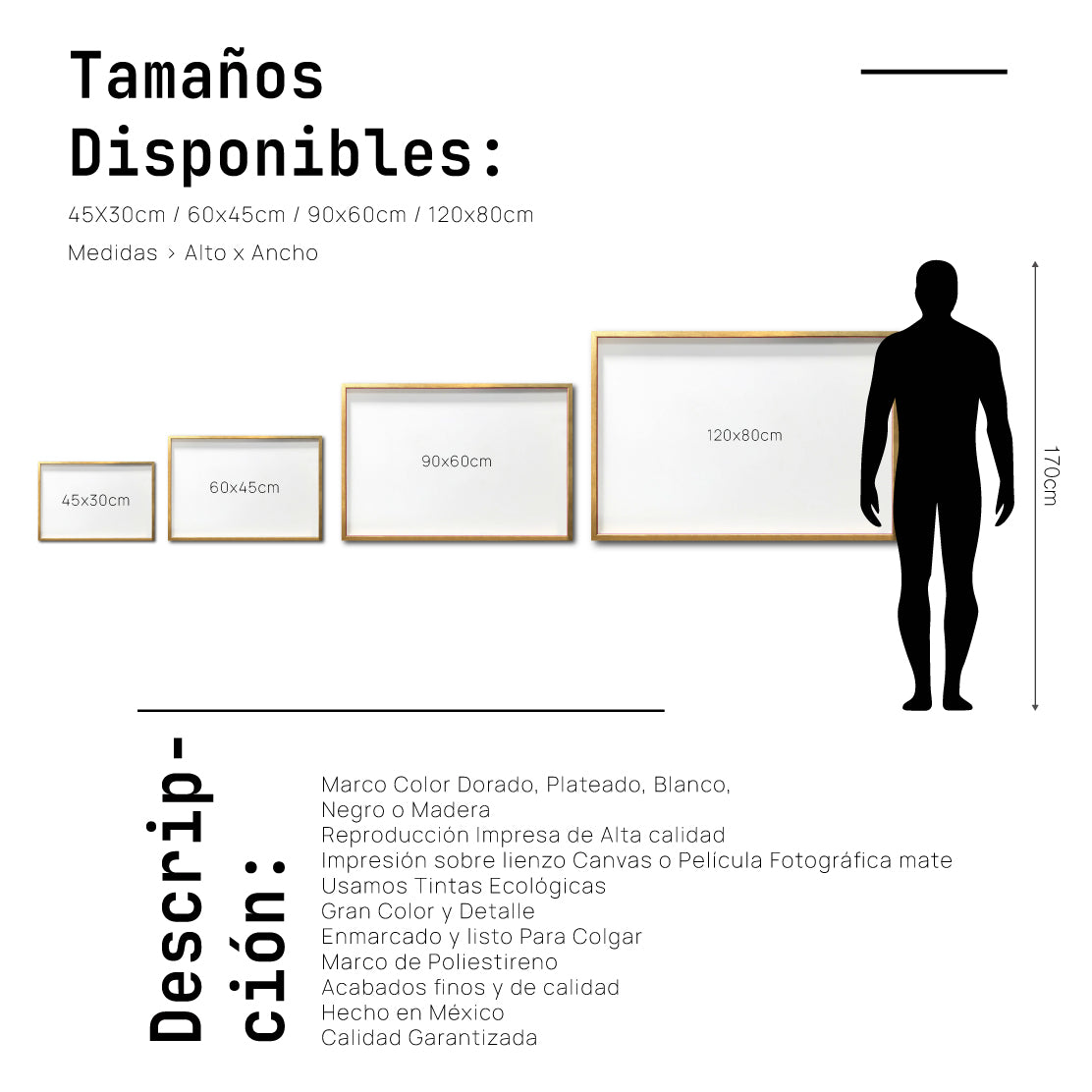Cuadro Decorativo Esculturas 003 - Para Credenza