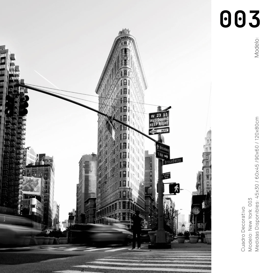 Cuadro Decorativo NY 003 - Flatiron Building New York