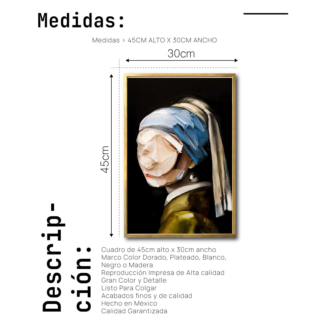 Cuadro Decorativo Abstract Portrait 003