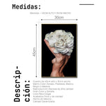 Cargar imagen en el visor de la galería, Cuadro Decorativo Mujer Floral y Alas 003 - Para Credenza
