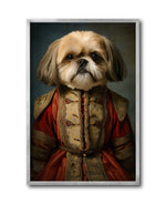 Cargar imagen en el visor de la galería, Cuadro Decorativo Perros Epoca 003 - Shih Tzu Aristócrata
