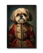 Cargar imagen en el visor de la galería, Cuadro Decorativo Perros Epoca 003 - Shih Tzu Aristócrata
