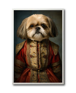 Cargar imagen en el visor de la galería, Cuadro Decorativo Perros Epoca 003 - Shih Tzu Aristócrata
