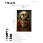 Cargar imagen en el visor de la galería, Cuadro Decorativo Perros Epoca 003 - Shih Tzu Aristócrata
